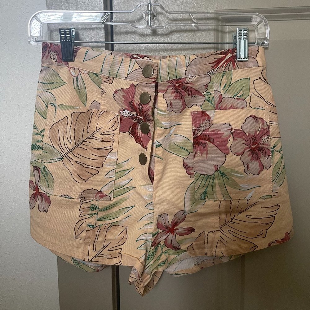 Urban Outfitters Flower Printed Shorts